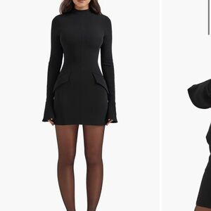 House of cb. Mahalia hailey bieber black dress. Size xs